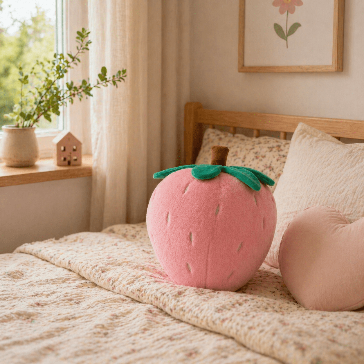 Coussin Fraise - petiteCabane