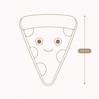 Coussin Pizza - petiteCabane