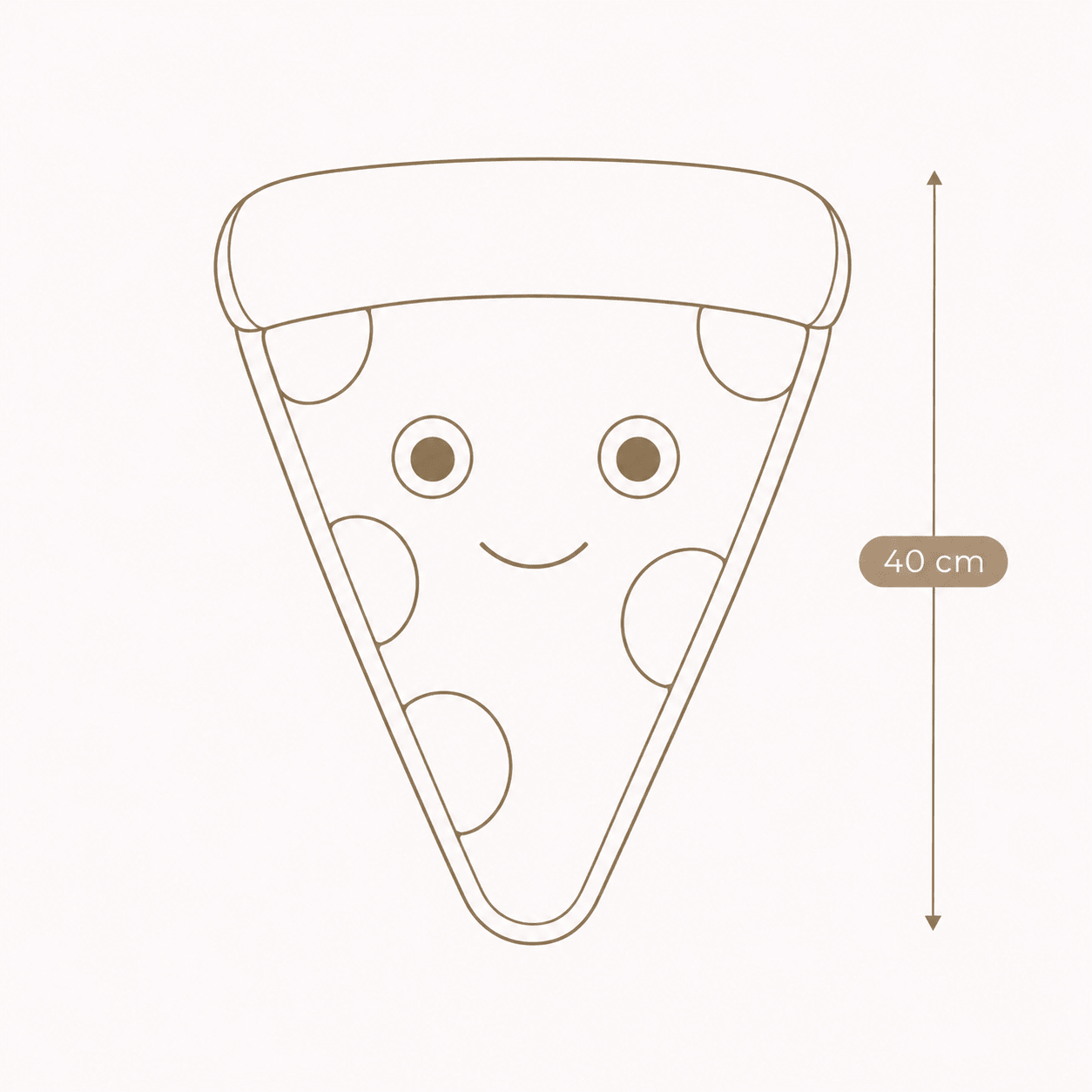 Coussin Pizza - petiteCabane