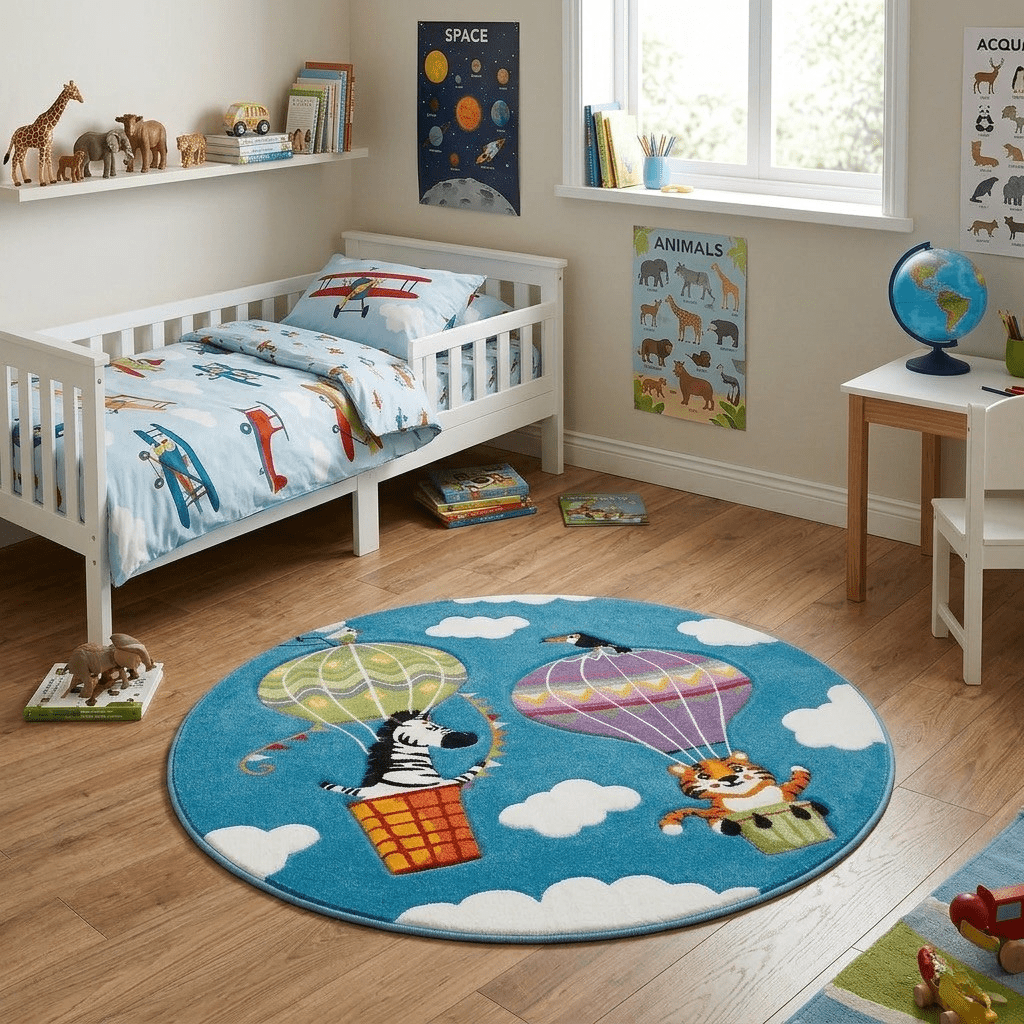 Tapis Montgolfière Enfant - petiteCabane