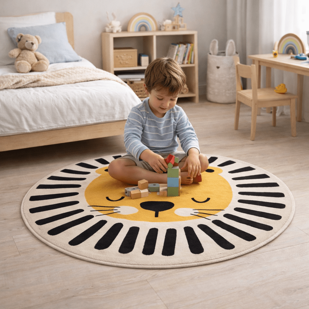 Tapis Lion Enfant - petiteCabane