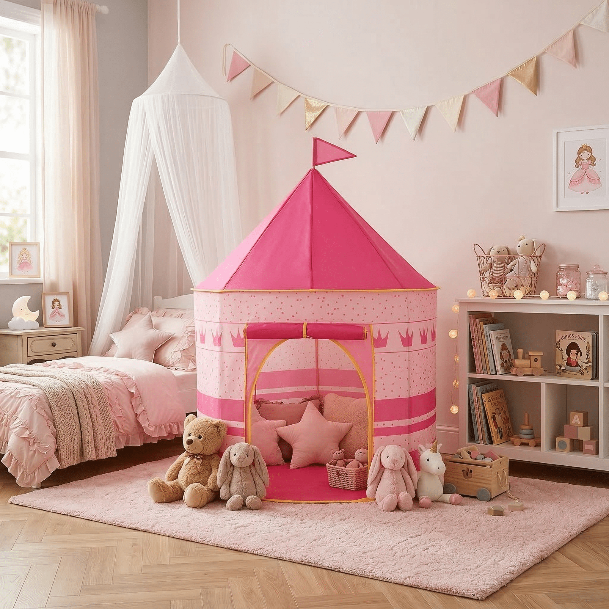 Tente Princesse Rose - petiteCabane